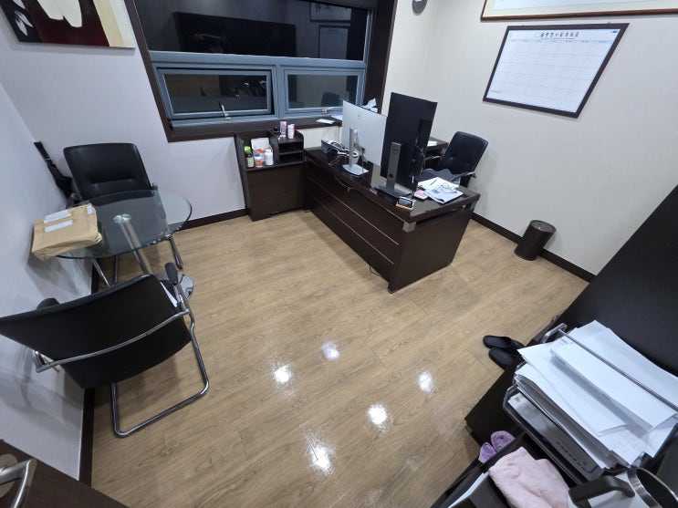의정부 녹양동 사무실 바닥 회의실 정기청소 현장사진 3